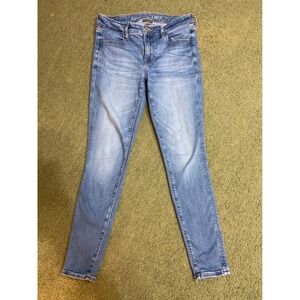 AE Next Level Stretch Jegging Medium Wash Blue Jeans Womens 8 Regular